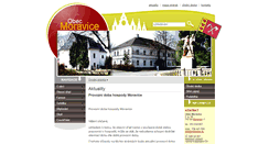 Desktop Screenshot of obecmoravice.cz