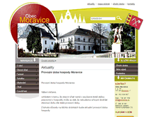 Tablet Screenshot of obecmoravice.cz